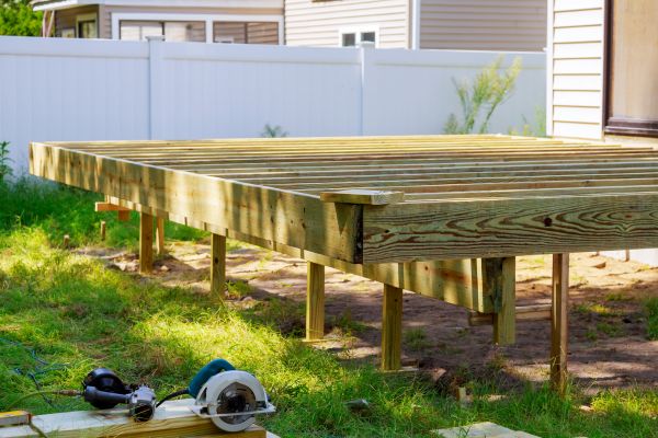 Elevated Deck Installation in Ellicott City