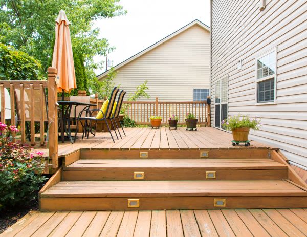 Wooden Patio Installation in Ellicott City