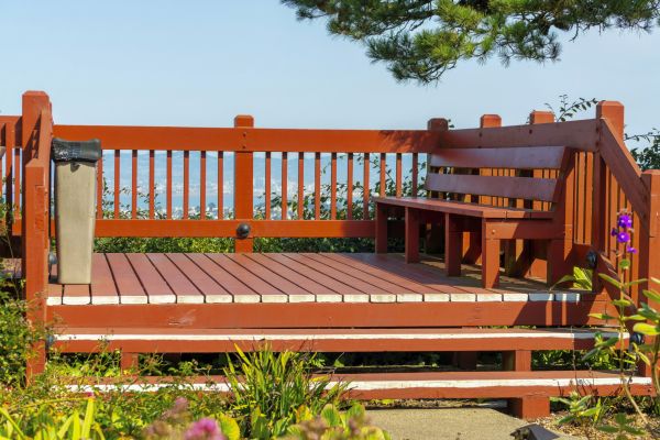 Redwood Deck Construction in Ellicott City
